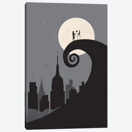 A nightmare in Manhattan Canvas Print #SKW90} by SKYWORLDPROJECT Canvas Artwork