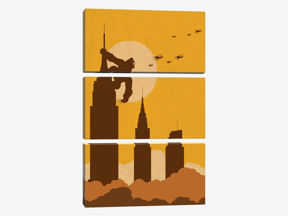 Big Apple's King by SKYWORLDPROJECT 3-piece Canvas Artwork