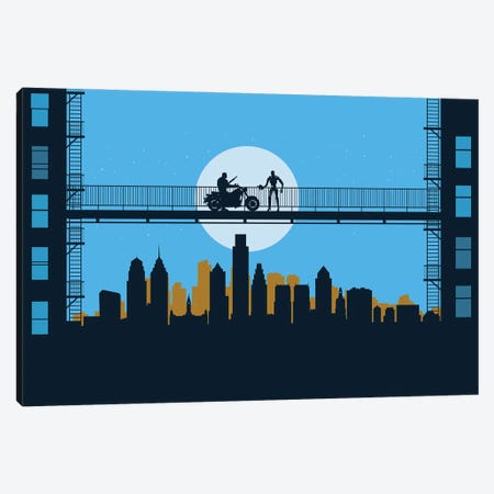 Philadelphia visitors Canvas Print #SKW96} by SKYWORLDPROJECT Canvas Print