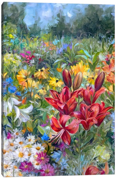 June Garden Canvas Art Print - Alissa Kari