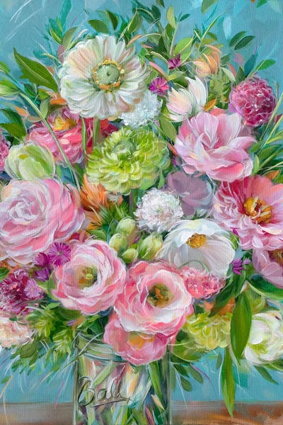 Self-Taught Women Artists: Pink And Lime by Alissa Kari