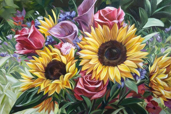 Art Enthusiast: Sunflower Dreaming by Alissa Kari