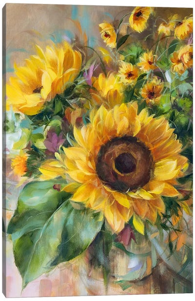 Sunflowers Canvas Art Print - Alissa Kari