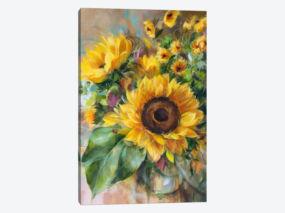 Sunflowers by Alissa Kari 1-piece Canvas Wall Art