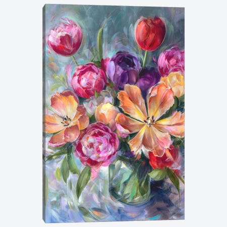 Tulip Season Canvas Print #SKX28} by Alissa Kari Canvas Artwork