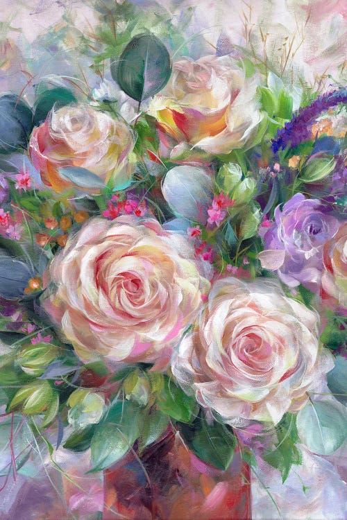 Blushing Roses by Alissa Kari wall art