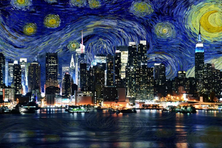 New York City Pop Art Canvas Multi Panel Canvas