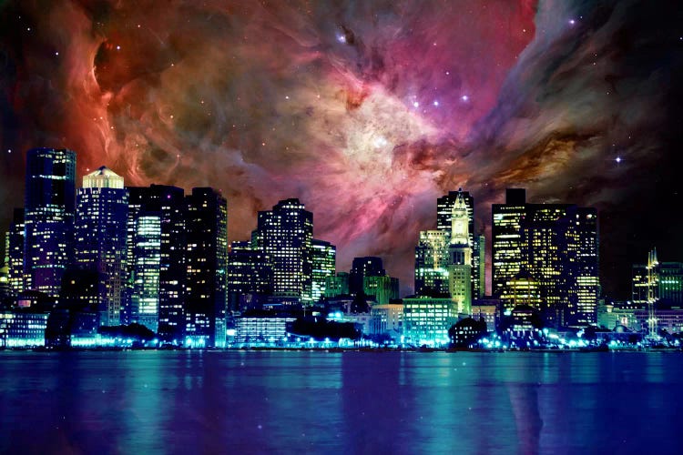 Boston, Massachusetts Orion Nebula Skyline