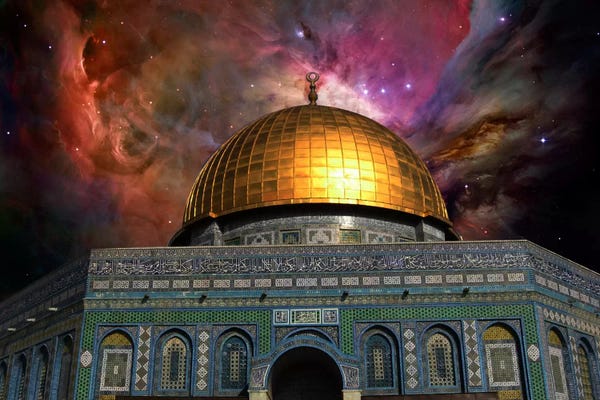 Israel: Jerusalem Orion Nebula Skyline by 5by5collective