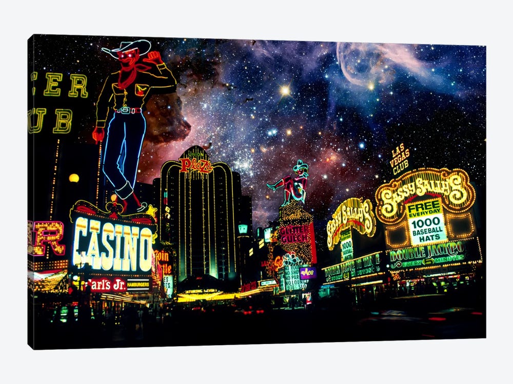 Las Vegas, Nevada Carina Nebula Skyline by 5by5collective 1-piece Canvas Artwork