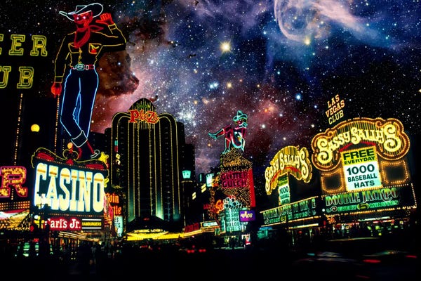 5by5collective: Las Vegas, Nevada Carina Nebula Skyline by 5by5collective