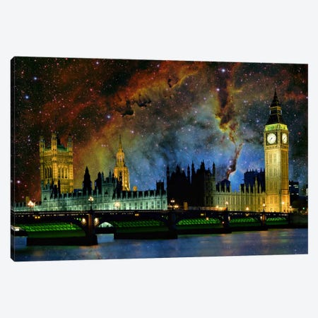 London, England Elephant's Trunk Nebula Skyline Canvas Print #SKY43} by 5by5collective Canvas Art Print