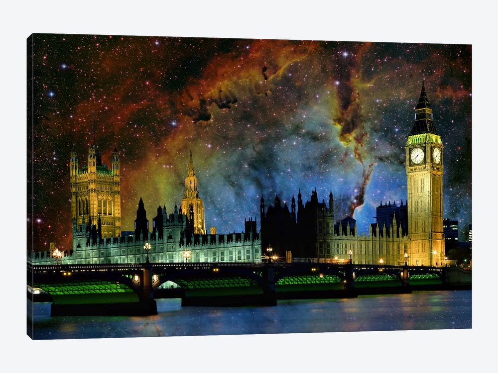 London, England Elephant's Trunk Nebula Skyline 1-piece Art Print
