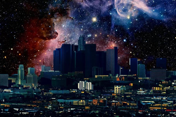 5by5collective: Los Angeles, California Carina Nebula Skyline by 5by5collective