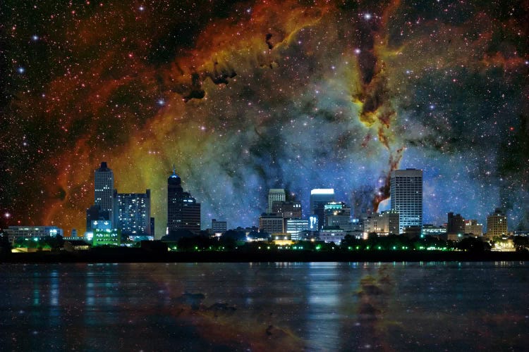 Memphis, Tennessee Elephant's Trunk Nebula Skyline