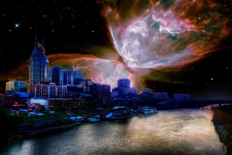 Nashville, Tennessee Butterfly Nebula Skyline