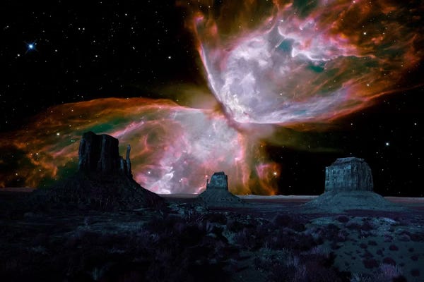 Phoenix: Phoenix, Arizona Butterfly Nebula Skyline by 5by5collective