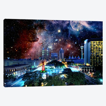 San Antonio, Texas Carina Nebula Skyline Canvas Print #SKY58} by 5by5collective Canvas Art