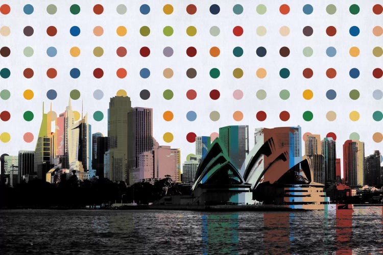 Sydney, Australia Spot Painting by Unknown Artist wall art