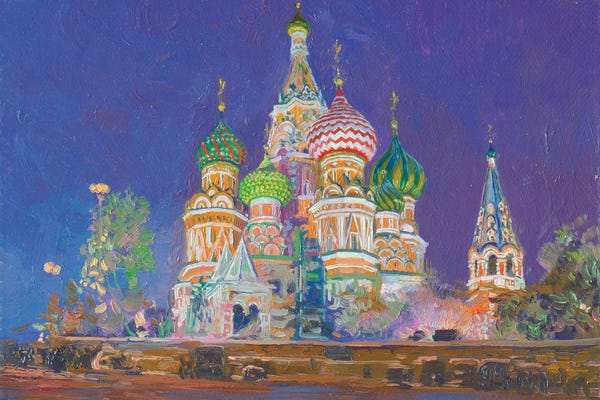 Artistic Travels: Cathedral Of Saint Basil The Blessed by Simon Kozhin
