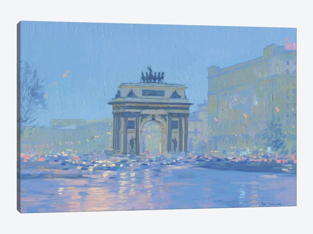 Arc De Triomphe Kutuzovsky Prospect by Simon Kozhin 1-piece Canvas Artwork