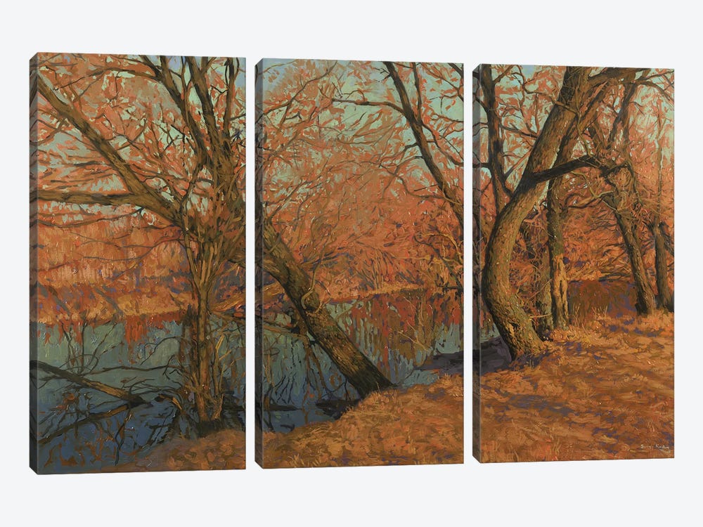 April Warm Evening by Simon Kozhin 3-piece Canvas Print