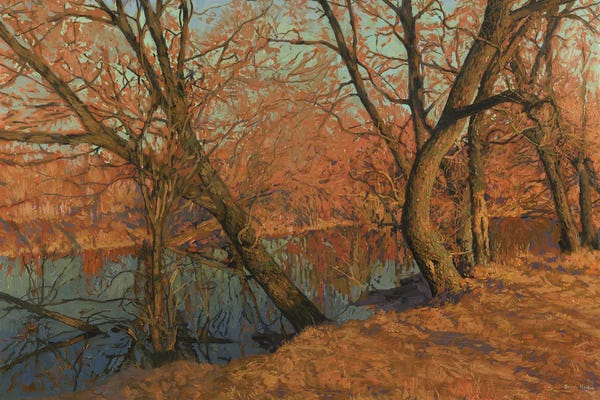 Simon Kozhin: April Warm Evening by Simon Kozhin