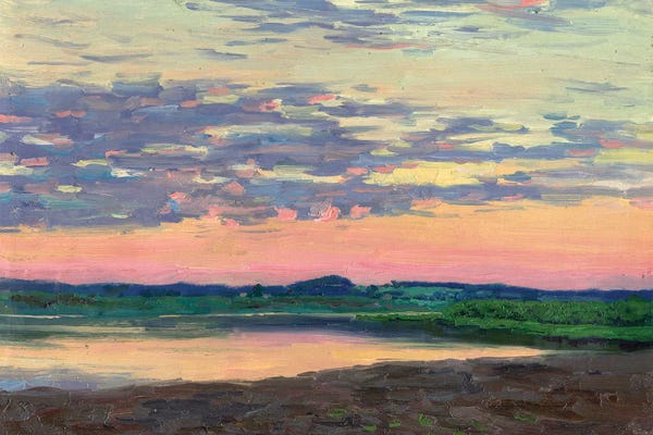 Simon Kozhin: At Sunset Veliky Ustyug by Simon Kozhin