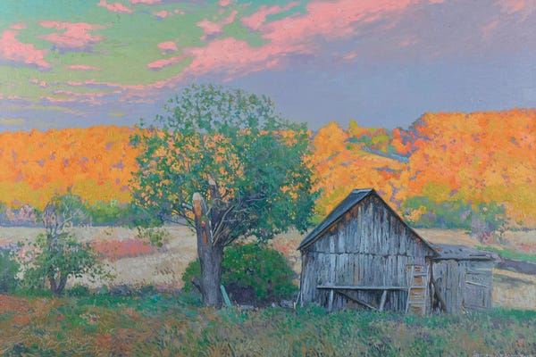 Simon Kozhin: Sunset In Shilovo by Simon Kozhin