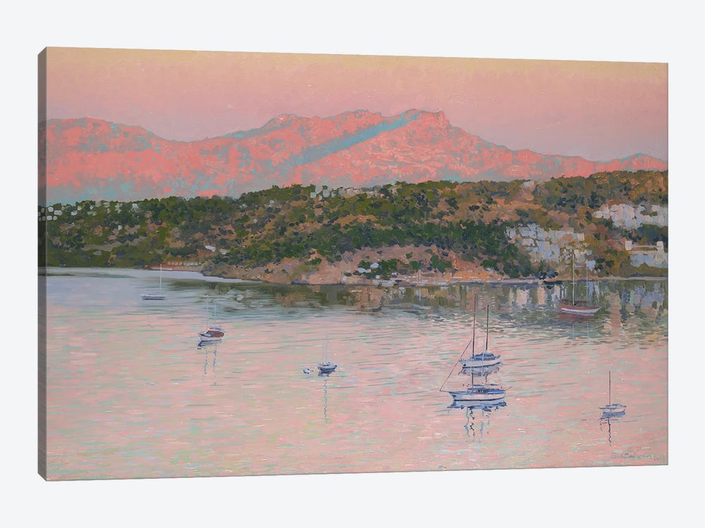 Bodrum Pink Sunrise by Simon Kozhin 1-piece Canvas Art