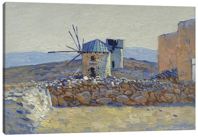 Windmill Canvas Art Print - Simon Kozhin