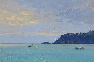 Evening Oludeniz by Simon Kozhin art print