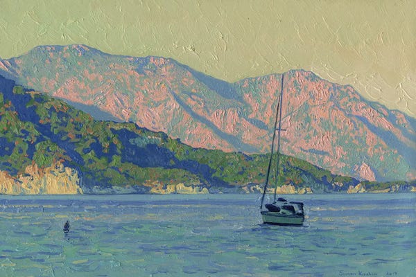 Artists Like Monet: Far Shore Turunc by Simon Kozhin