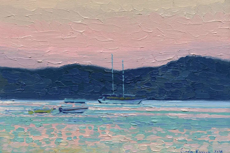 Sunset In Gumbet by Simon Kozhin wall art