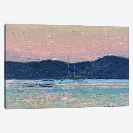 Sunset In Gumbet Canvas Print #SKZ149} by Simon Kozhin Art Print