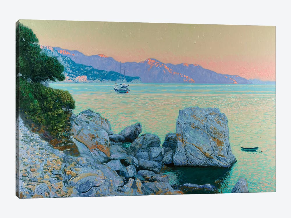 Sunset In Turunc by Simon Kozhin 1-piece Canvas Art