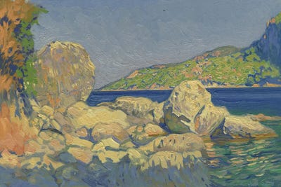 Stones Lit By The Sun by Simon Kozhin canvas print