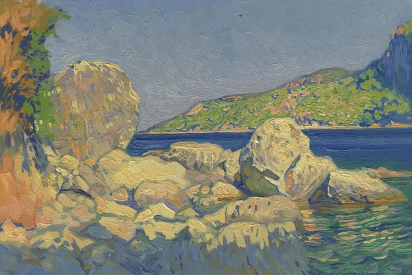 Stones Lit By The Sun