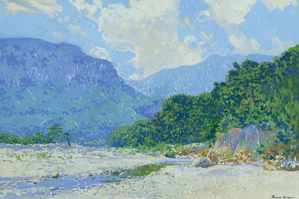 Artists Like Monet: Canyon Beldibi Turkey by Simon Kozhin