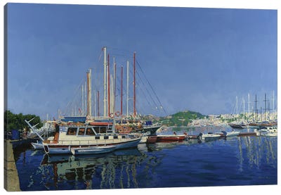 The Yachts Canvas Art Print - Simon Kozhin