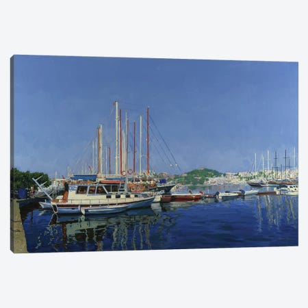 The Yachts Canvas Print #SKZ174} by Simon Kozhin Canvas Art Print