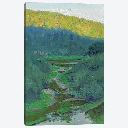 Evening On The Chusovaya River Kyn Urals Canvas Print #SKZ177} by Simon Kozhin Canvas Art Print