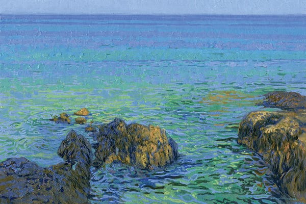 Simon Kozhin: Stones At Sea Croatia by Simon Kozhin