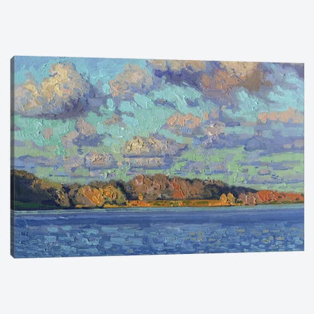 Tsaritsyno Clouds Over The Water Canvas Print #SKZ182} by Simon Kozhin Canvas Art Print