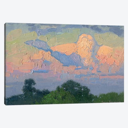 Clouds At Sunset Canvas Print #SKZ189} by Simon Kozhin Art Print