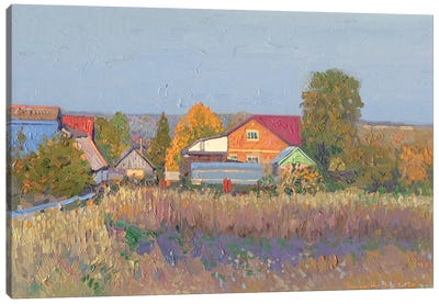 October Chamzinka Canvas Art Print - Russia Art