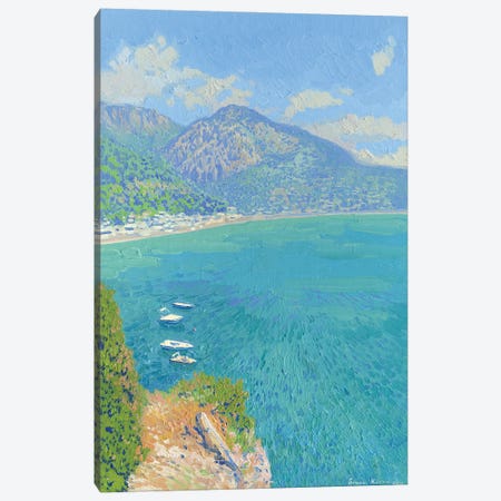 Harbor In Sutomore Montenegro Canvas Print #SKZ194} by Simon Kozhin Canvas Print