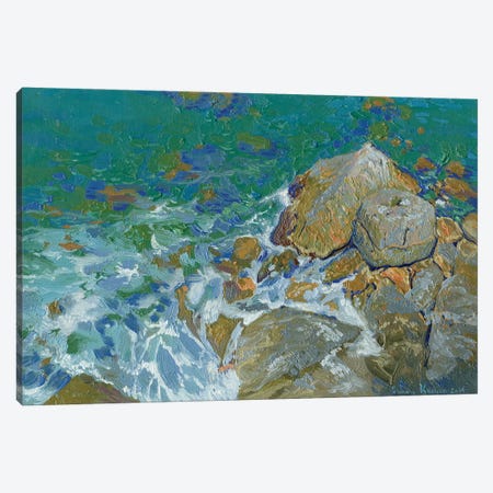 Rocks By The Sea Sutomore Montenegro Canvas Print #SKZ195} by Simon Kozhin Canvas Print