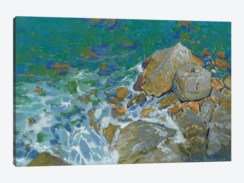 Rocks By The Sea Sutomore Montenegro by Simon Kozhin 1-piece Art Print