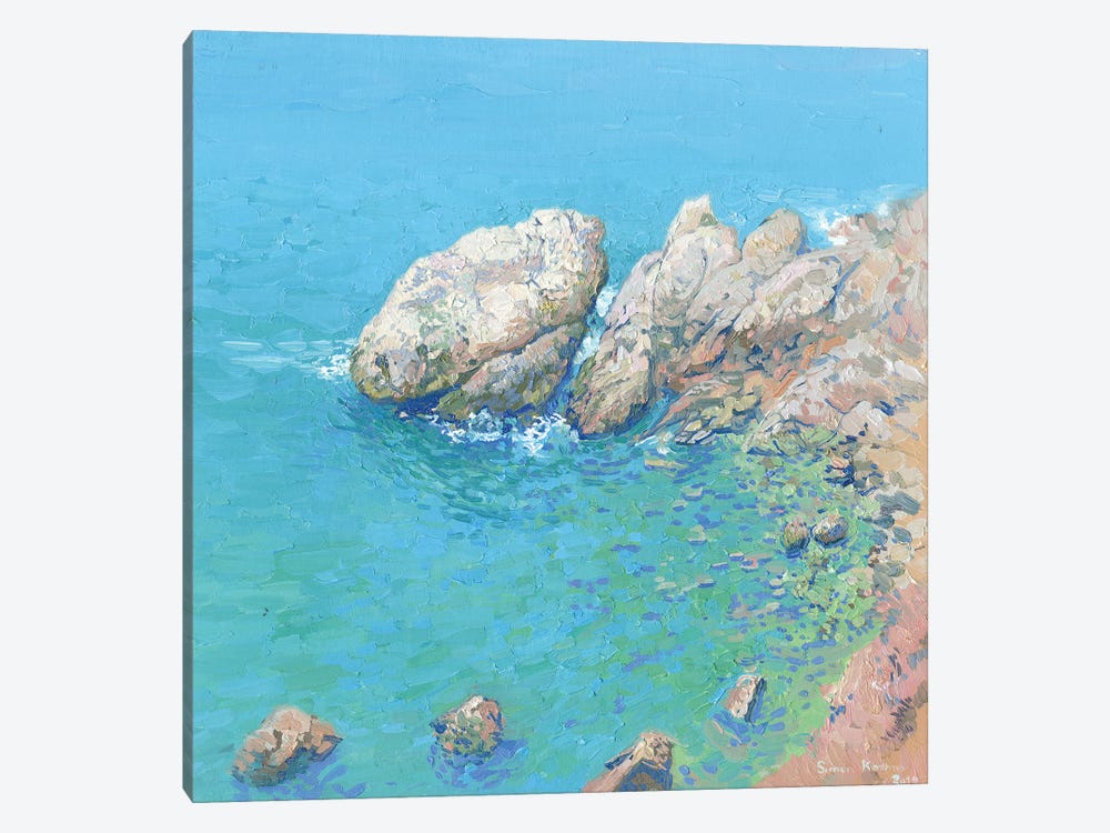 Rocks At The Sea Montenegro by Simon Kozhin 1-piece Canvas Artwork